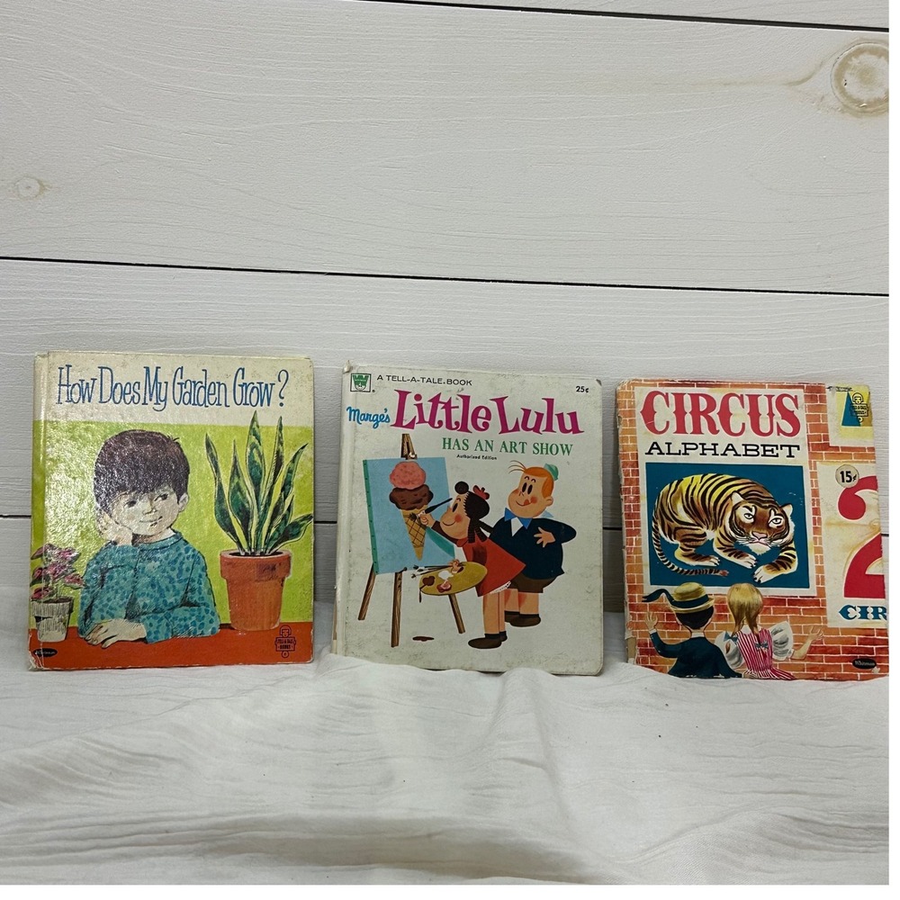 Whitman Tell-A-Tale Books Lot 3 Kids Good Vintage 1950s 1960s MCM *1‎ seperated*